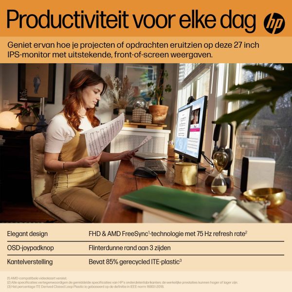 HP V27i G5 FHD-monitor (65P64AA#ABB)