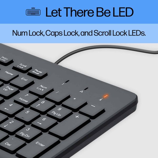 HP 150 Wired Keyboard (664R5AA#ABB)