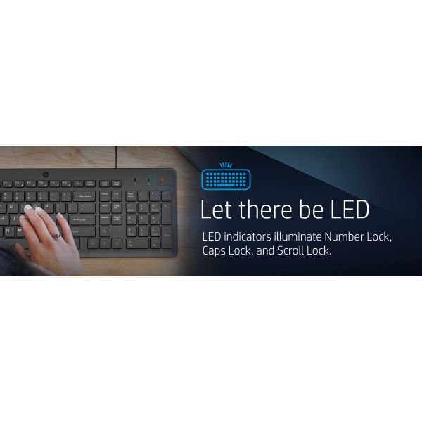 HP 150 Wired Keyboard (664R5AA#ABB)