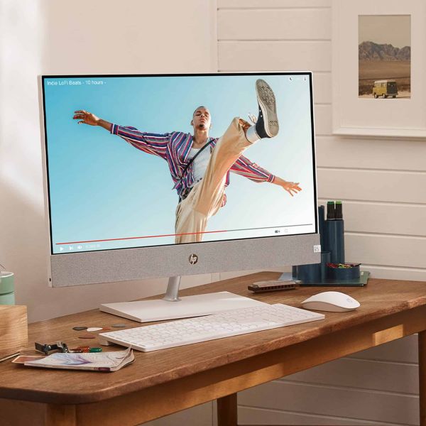 HP Pavilion 24-ca1220nd AMD Ryzen™ 7 60,5 cm (23.8") 1920 x 1080 Pixels 16 GB DDR4-SDRAM 512 GB SSD Alles-in-één-pc Windows 11 Home Wi-Fi 6 (802.11ax) Wit (667H7EA#ABH)