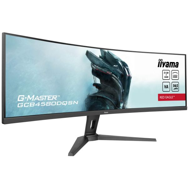 iiyama G-MASTER RED EAGLE CURVED computer monitor 114,3 cm (45") 5120 x 1440 Pixels Dual QHD LED Zwart (GCB4580DQSN-B1)
