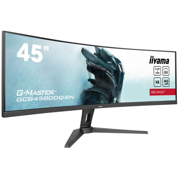 iiyama G-MASTER RED EAGLE CURVED computer monitor 114,3 cm (45") 5120 x 1440 Pixels Dual QHD LED Zwart (GCB4580DQSN-B1)