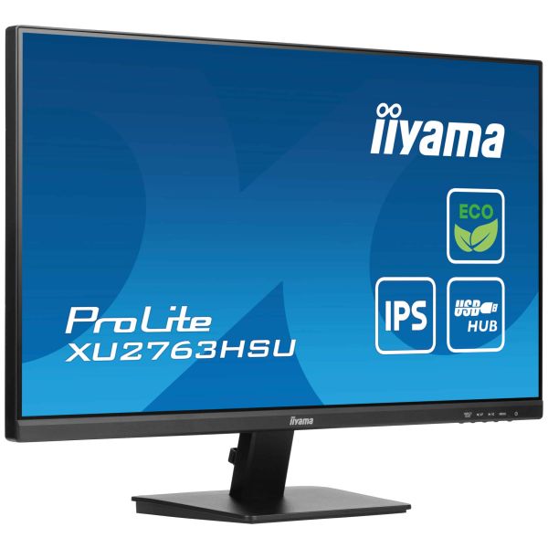 iiyama ProLite XU2763HSU-B1 computer monitor 68,6 cm (27") 1920 x 1080 Pixels Full HD LED Zwart (XU2763HSU-B1) iiyama ProLite XU2763HSU-B1 computer monitor 68,6 cm (27") 1920 x 1080 Pixels Full HD LED Zwart (XU2763HSU-B1)