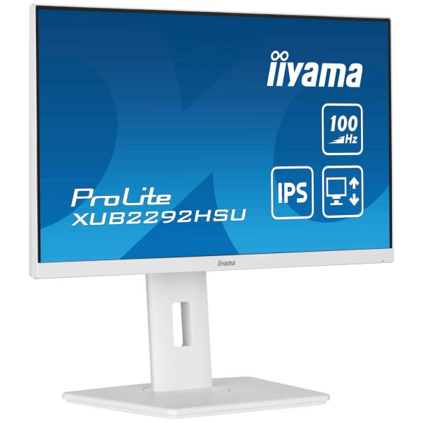 iiyama ProLite XUB2292HSU-W6 computer monitor 54,6 cm (21.5") 1920 x 1080 Pixels Full HD LED Wit (XUB2292HSU-W6)