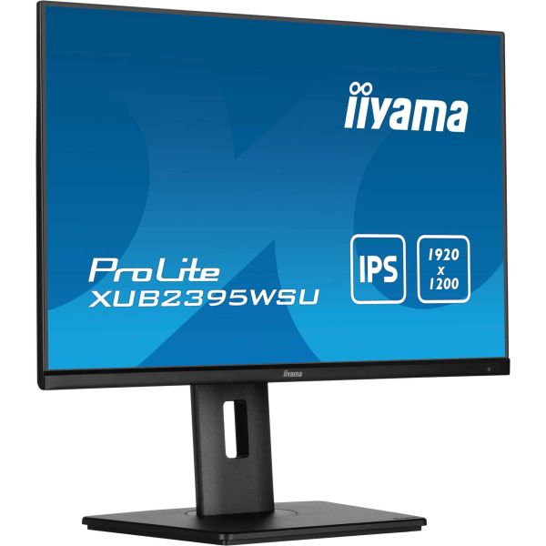 iiyama ProLite XUB2395WSU-B5 computer monitor 57,1 cm (22.5") 1920 x 1200 Pixels WUXGA LED Zwart (XUB2395WSU-B5) iiyama ProLite XUB2395WSU-B5 computer monitor 57,1 cm (22.5") 1920 x 1200 Pixels WUXGA LED Zwart (XUB2395WSU-B5)