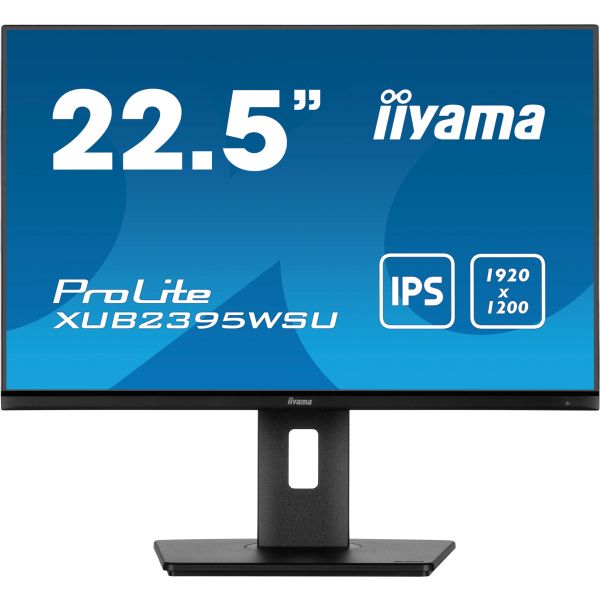 iiyama ProLite XUB2395WSU-B5 computer monitor 57,1 cm (22.5") 1920 x 1200 Pixels WUXGA LED Zwart (XUB2395WSU-B5) iiyama ProLite XUB2395WSU-B5 computer monitor 57,1 cm (22.5") 1920 x 1200 Pixels WUXGA LED Zwart (XUB2395WSU-B5)