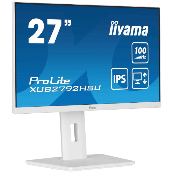 iiyama ProLite XUB2792HSU-W6 LED display 68,6 cm (27") 1920 x 1080 Pixels Full HD Wit (XUB2792HSU-W6)