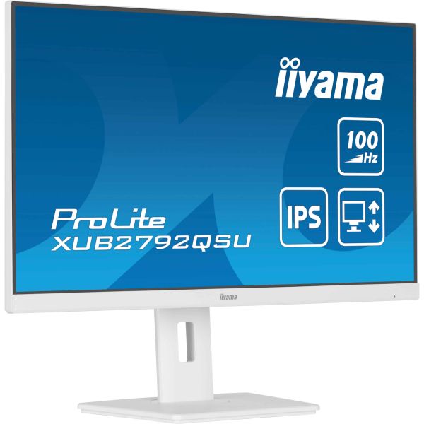 iiyama ProLite XUB2792QSU-W6 computer monitor 68,6 cm (27") 2560 x 1440 Pixels Quad HD LED Wit (XUB2792QSU-W6) iiyama ProLite XUB2792QSU-W6 computer monitor 68,6 cm (27") 2560 x 1440 Pixels Quad HD LED Wit (XUB2792QSU-W6)