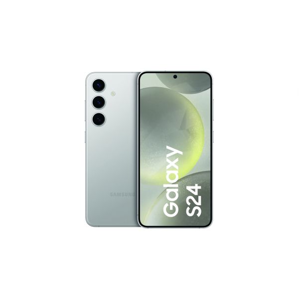 Samsung Galaxy S24 15,8 cm (6.2") Dual SIM Android 14 5G USB Type-C 8 GB 128 GB 4000 mAh Grijs, Marmerkleur (SM-S921BZADEUB)