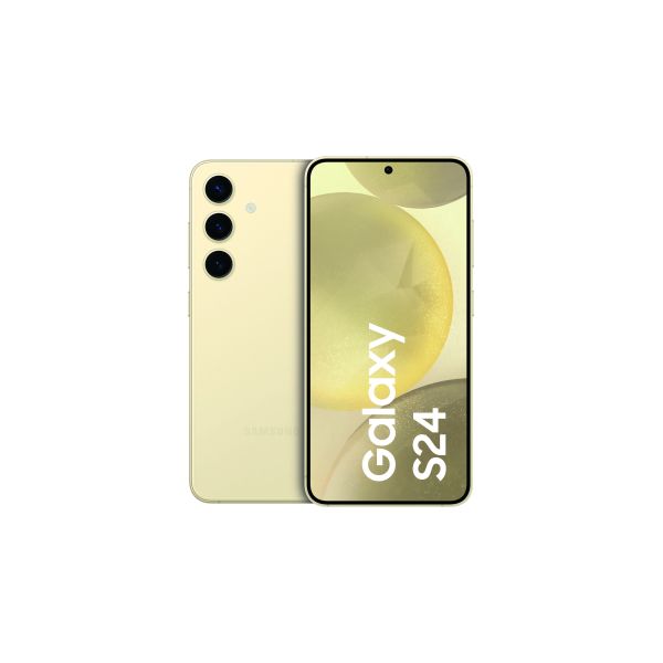 Samsung Galaxy S24 15,8 cm (6.2") Dual SIM Android 14 5G USB Type-C 8 GB 128 GB 4000 mAh Amber, Geel (SM-S921BZYDEUB)