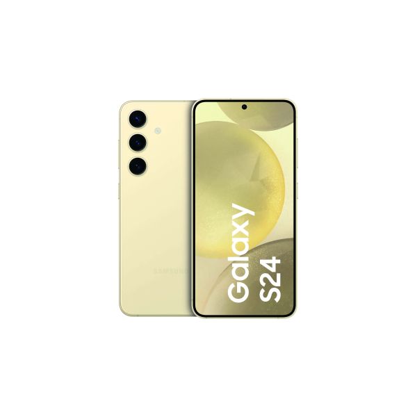Samsung Galaxy S24 15,8 cm (6.2") Dual SIM Android 14 5G USB Type-C 8 GB 256 GB 4000 mAh Amber, Geel (SM-S921BZYGEUB)