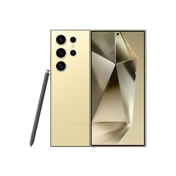 Samsung Galaxy S24 Ultra 17,3 cm (6.8") Dual SIM 5G USB Type-C 12 GB 256 GB 5000 mAh Titanium, Geel (SM-S928BZYGEUB)