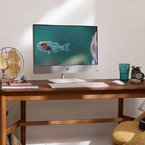 HP Pavilion 27-ca1952nd Intel® Core™ i5 68,6 cm (27") 1920 x 1080 Pixels 8 GB DDR4-SDRAM 1256 GB HDD+SSD Alles-in-één-pc Windows 11 Home Wi-Fi 6 (802.11ax) Wit (679G9EA#ABH)