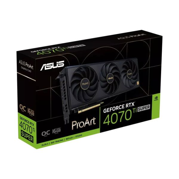 ASUS ProArt -RTX4070TIS-O16G NVIDIA GeForce RTX 4070 Ti SUPER 16 GB GDDR6X (90YV0KJ0-M0NA00)