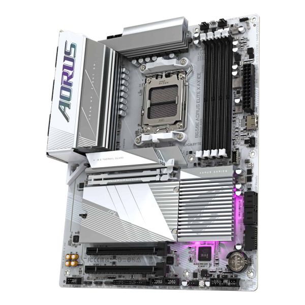 GIGABYTE B650E AORUS ELITE X AX ICE AMD B650 Socket AM5 ATX (B650E AORUS ELITE X ICE)