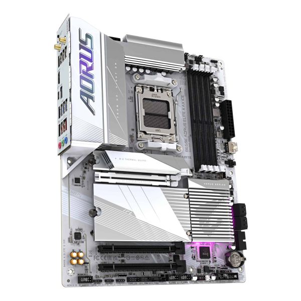 GIGABYTE B650E AORUS ELITE X AX ICE AMD B650 Socket AM5 ATX (B650E AORUS ELITE X ICE)