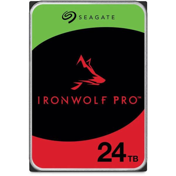Seagate IronWolf Pro ST24000NT002 - Festplatte - 24TB - intern - 3,5 (8,9 cm) - SATA 6Gb/s - 7200 rpm - Puffer: 512MB - mit 3 Ja (ST24000NT002)
