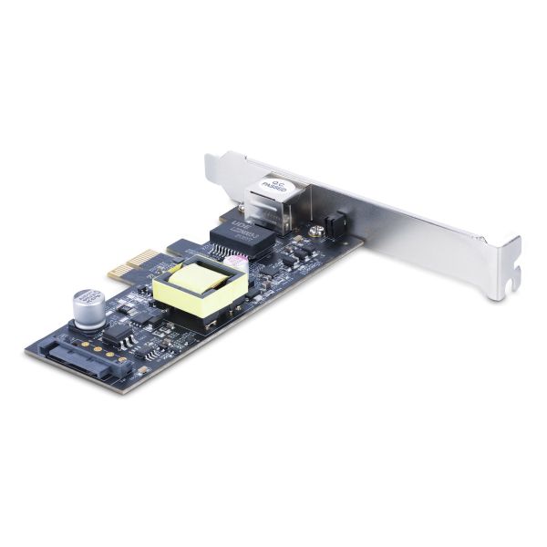 StarTech.com 1-Port 2.5Gbps NBASE-T PoE PCIe Netwerkkaart, Intel I225-V, 802.3af/at PoE+ Multi-Gigabit NIC, PCI Express Server LAN Kaart, SATA Powered Desktop Ethernet Interface, Windows, Linux, VMware ESXI Ondersteuning (PR12GIP-NETWORK-CARD) StarTech.com 1-Port 2.5Gbps NBASE-T PoE PCIe Netwerkkaart, Intel I225-V, 802.3af/at PoE+ Multi-Gigabit NIC, PCI Express Server LAN Kaart, SATA Powered Desktop Ethernet Interface, Windows, Linux, VMware ESXI Ondersteuning (PR12GIP-NETWORK-CARD)