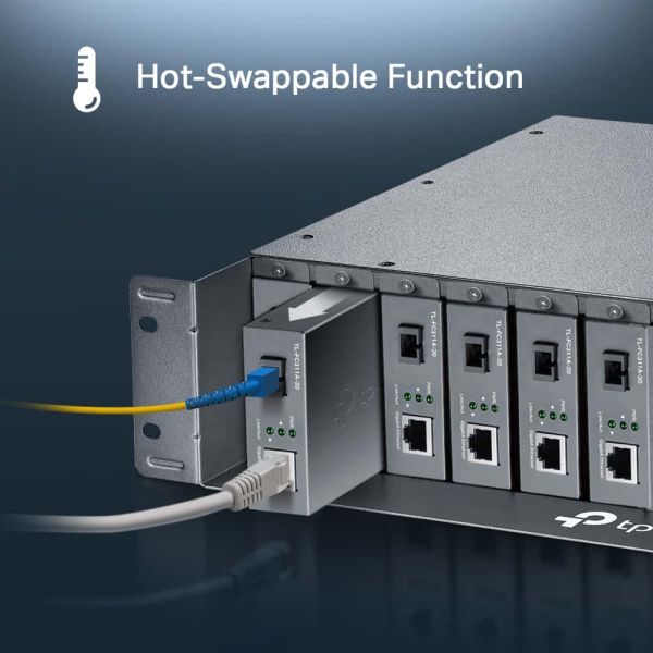 TP-Link TL-FC1420 netwerkchassis 2U Zwart (FC1420)