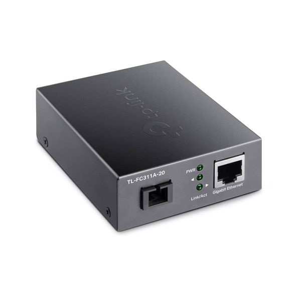 TP-Link TL-FC311A-20 netwerk media converter 1000 Mbit/s Single-mode Zwart (FC311A-20)