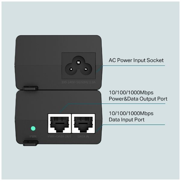 TP-Link TL-POE160S PoE adapter & injector Gigabit Ethernet (POE160S)