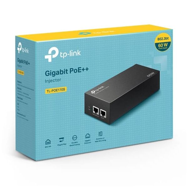 TP-Link TL-POE170S PoE adapter & injector Gigabit Ethernet (POE170S)