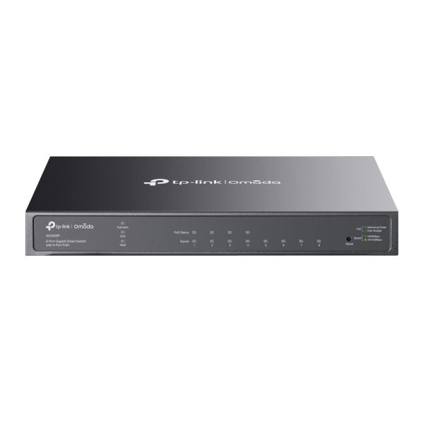TP-Link Omada TL-SG2008P Managed L2/L2+ Gigabit Ethernet (10/100/1000) Power over Ethernet (PoE) Zwart (SG2008P)