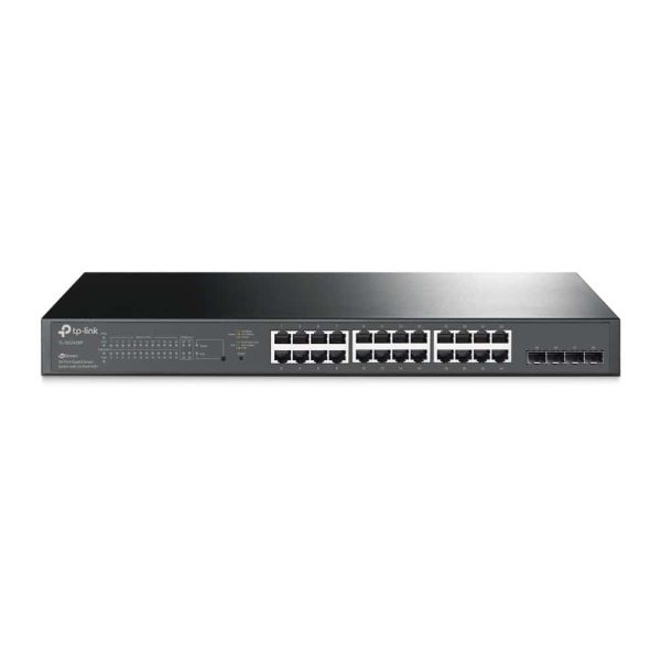 TP-Link TL-SG2428P netwerk-switch Managed L2/L2+ Gigabit Ethernet (10/100/1000) Power over Ethernet (PoE) 1U Zwart (SG2428P)