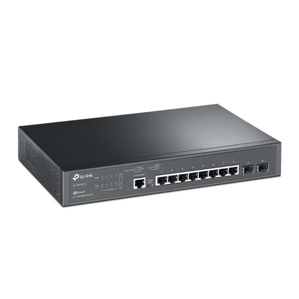 TP-Link JetStream TL-SG3210 netwerk-switch Managed L2/L3 Gigabit Ethernet (10/100/1000) 1U Zwart (SG3210) TP-Link JetStream TL-SG3210 netwerk-switch Managed L2/L3 Gigabit Ethernet (10/100/1000) 1U Zwart (SG3210)