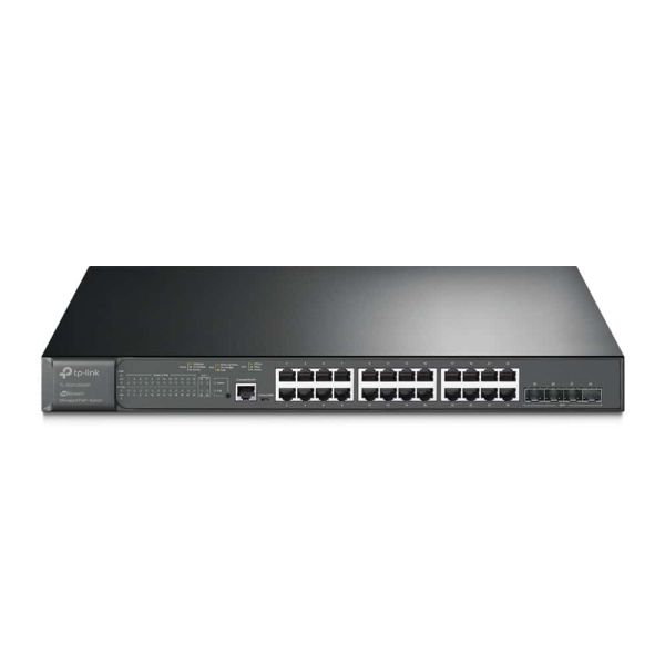 TP-Link TL-SG3428XMP netwerk-switch Managed L2/L3 Gigabit Ethernet (10/100/1000) Power over Ethernet (PoE) 1U Zwart (SG3428XMP) TP-Link TL-SG3428XMP netwerk-switch Managed L2/L3 Gigabit Ethernet (10/100/1000) Power over Ethernet (PoE) 1U Zwart (SG3428XMP)