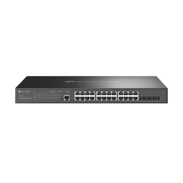 TP-Link Omada SG3428XMP netwerk-switch Managed L2+ Gigabit Ethernet (10/100/1000) Power over Ethernet (PoE) 1U Zwart (SG3428XMP)