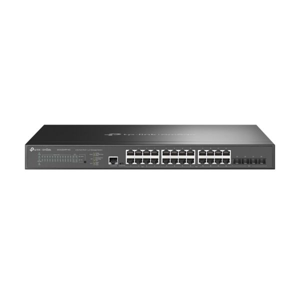 TP-Link Omada SG3428XPP-M2 netwerk-switch Managed L2+ 2.5G Ethernet (100/1000/2500) Power over Ethernet (PoE) 1U Zwart (SG3428XPP-M2)