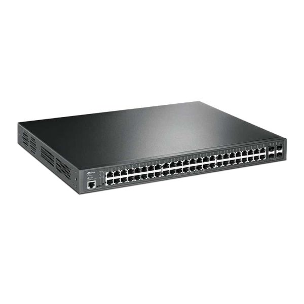 TP-Link TL-SG3452P netwerk-switch Managed L2/L3 Gigabit Ethernet (10/100/1000) Power over Ethernet (PoE) 1U Zwart (SG3452P)