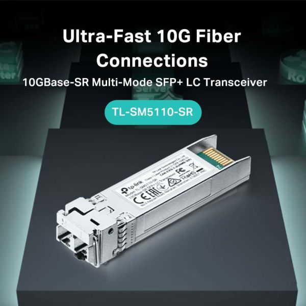 TP-Link TL-SM5110-SR netwerk transceiver module Vezel-optiek 10000 Mbit/s SFP+ 850 nm (SM5110-SR)