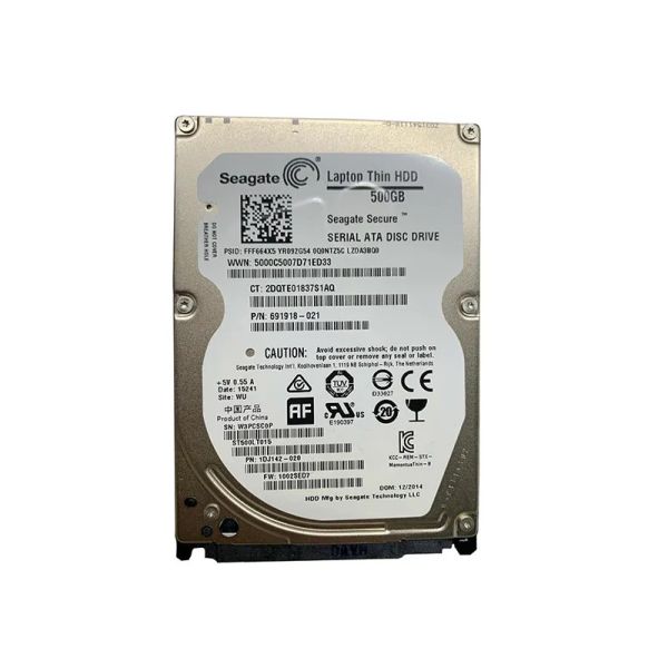 HP 500GB 5400rpm SED Opal2 2.5" Harde Schijf (691918-021)