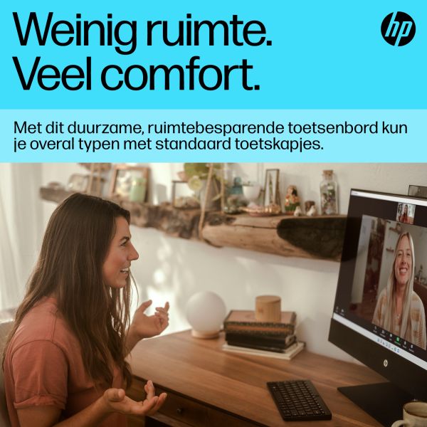 HP 350 Compact Multi-Device Bluetooth Keyboard (692S8AA#ABB)