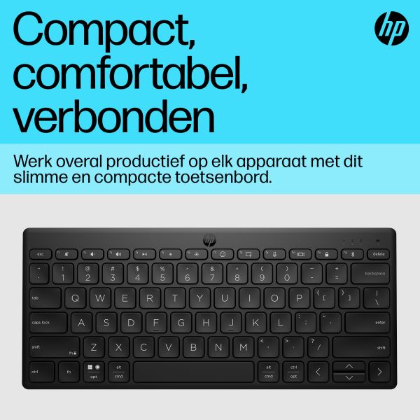 HP 350 Compact Multi-Device Bluetooth Keyboard (692S8AA#ABB)