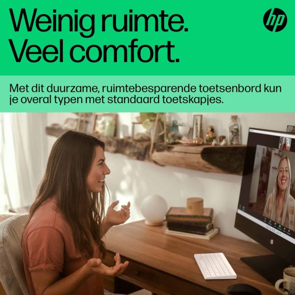 HP 350 Compact Multi-Device Bluetooth Keyboard (692T0AA#ABB)