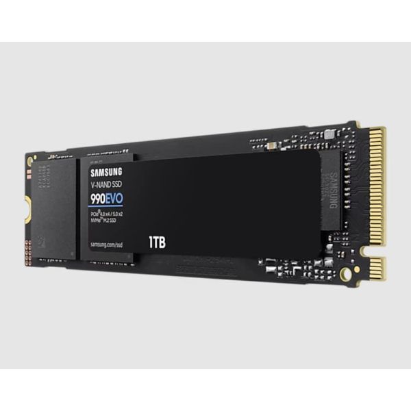 Samsung 990 EVO 1 TB M.2 PCI Express 4.0 NVMe V-NAND TLC (MZ-V9E1T0BW) Samsung 990 EVO 1 TB M.2 PCI Express 4.0 NVMe V-NAND TLC (MZ-V9E1T0BW)