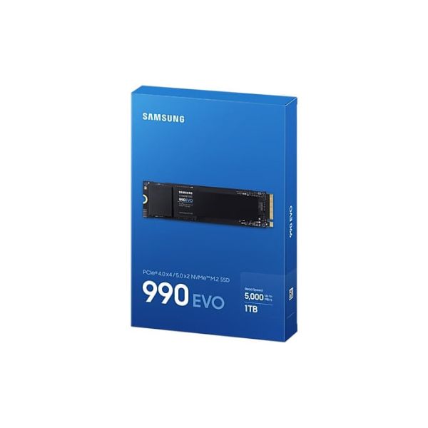 Samsung 990 EVO 1 TB M.2 PCI Express 4.0 NVMe V-NAND TLC (MZ-V9E1T0BW) Samsung 990 EVO 1 TB M.2 PCI Express 4.0 NVMe V-NAND TLC (MZ-V9E1T0BW)