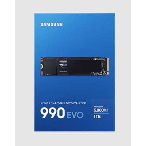 Samsung 990 EVO 1 TB M.2 PCI Express 4.0 NVMe V-NAND TLC (MZ-V9E1T0BW)