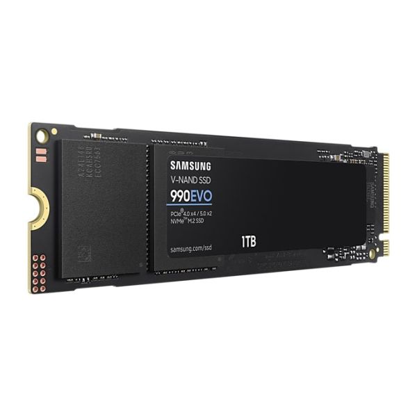 Samsung 990 EVO 1 TB M.2 PCI Express 4.0 NVMe V-NAND TLC (MZ-V9E1T0BW) Samsung 990 EVO 1 TB M.2 PCI Express 4.0 NVMe V-NAND TLC (MZ-V9E1T0BW)