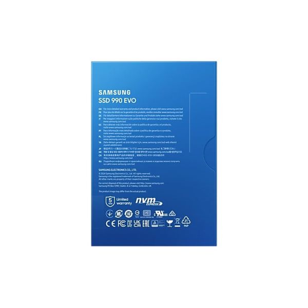 Samsung 990 EVO 1 TB M.2 PCI Express 4.0 NVMe V-NAND TLC (MZ-V9E1T0BW) Samsung 990 EVO 1 TB M.2 PCI Express 4.0 NVMe V-NAND TLC (MZ-V9E1T0BW)