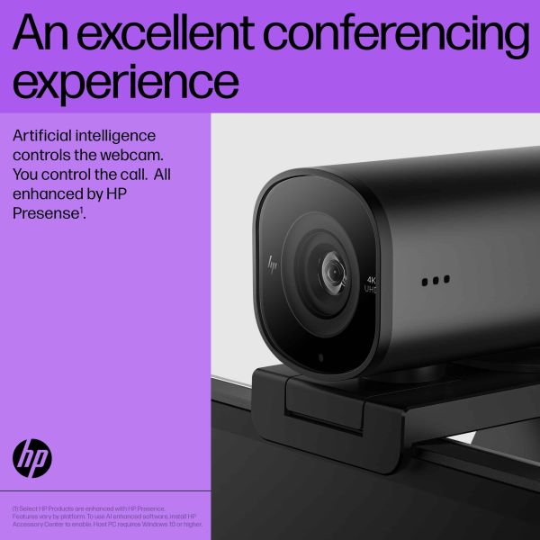 HP 965 4K webcam voor streaming (695J5AA)