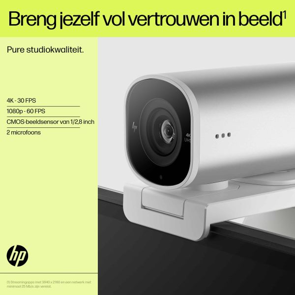 HP 960 4K Streaming Webcam (695J6AA#ABB)
