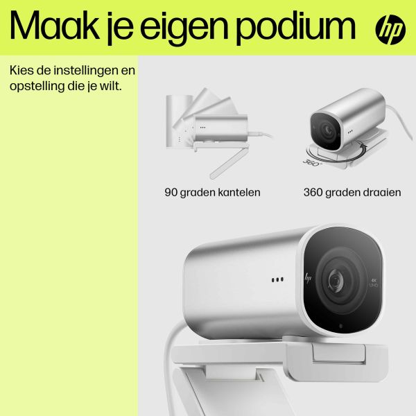 HP 960 4K Streaming Webcam (695J6AA#ABB)