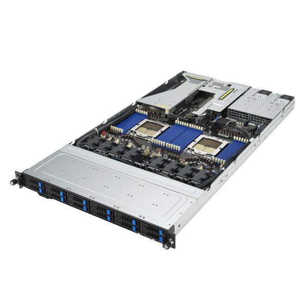 ASUS RS700A-E12-RS12U Socket SP5 Rack (1U) Zwart, Staal (90SF02D1-M006Z0)