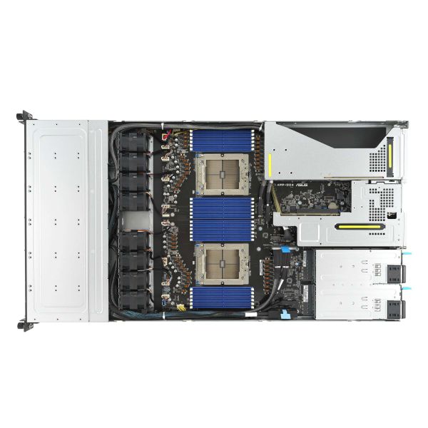 ASUS RS700A-E12-RS12U Socket SP5 Rack (1U) Zwart, Staal (90SF02D1-M006Z0)