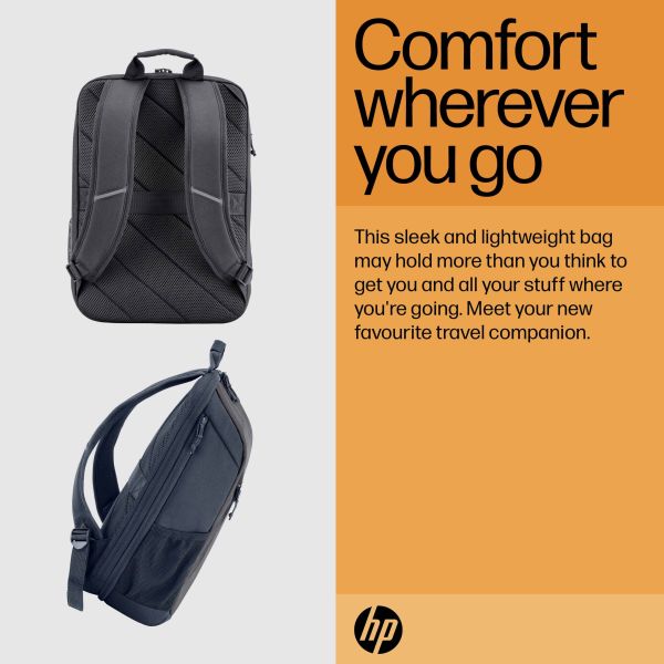 HP Travel 15,6 Laptop Backpack, 18 liter, Iron Grey (6B8U6AA)