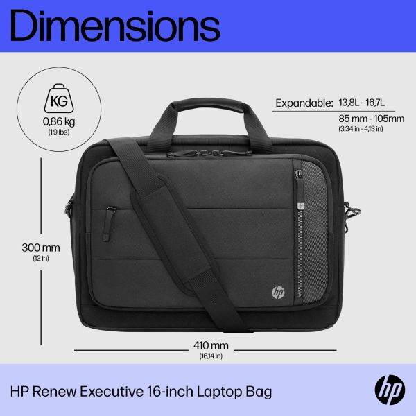 HP Renew Executive 16 inch laptoptas (6B8Y2AA)